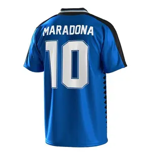 94 World Cup Argentina Away No.10 Maradona short sleeve Soccer Jersey