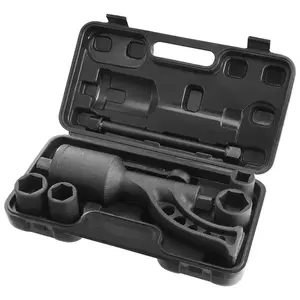 fathersdaygift VEVOR Torque Multiplier, 1 Inch Drive Lug Nut Wrench/Multiplier Heavy Duty Torque Multiplier Wrench Set, 1: 64 6, 800N. m Lug Nut Remover, Includes 4 Sockets (21-41mm) and Storage Case