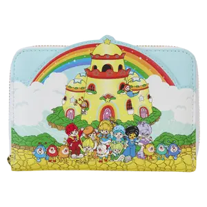 Rainbow Brite Color Castle Zip Around Wallet