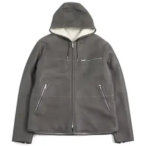 Pre-owned HERMÈS Lambskin Small Leather Goods Hermes Blouson Sheep Leather Jacket