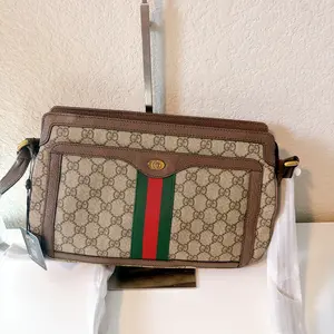 Pre-owned GUCCI coated canvas Crossbody Bags ophidia triple pouches crossbody