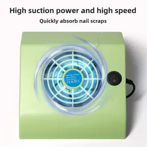 Nail Dust Extractor, Dormitory Nail Art Vacuum Cleaner, Commercial Salon Nail Art Vacuum Cleaner, Dust Extractor for Nails, Powerful Nail Fan Dust Collector, Portable Nail Art Shop Nail Art Vacuum Cleaner, Salon And Home Use
