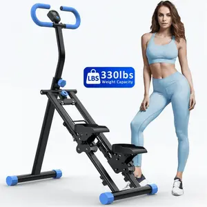 WF-2025Hot Selling 330lbs Stair Stepper Climber Machine With Handlebar - Upgrade Vertical Climber Workout Machine For Full-Body Exercise Climber Fitness Equipment With Stable Frame Adjustable Handlebar
