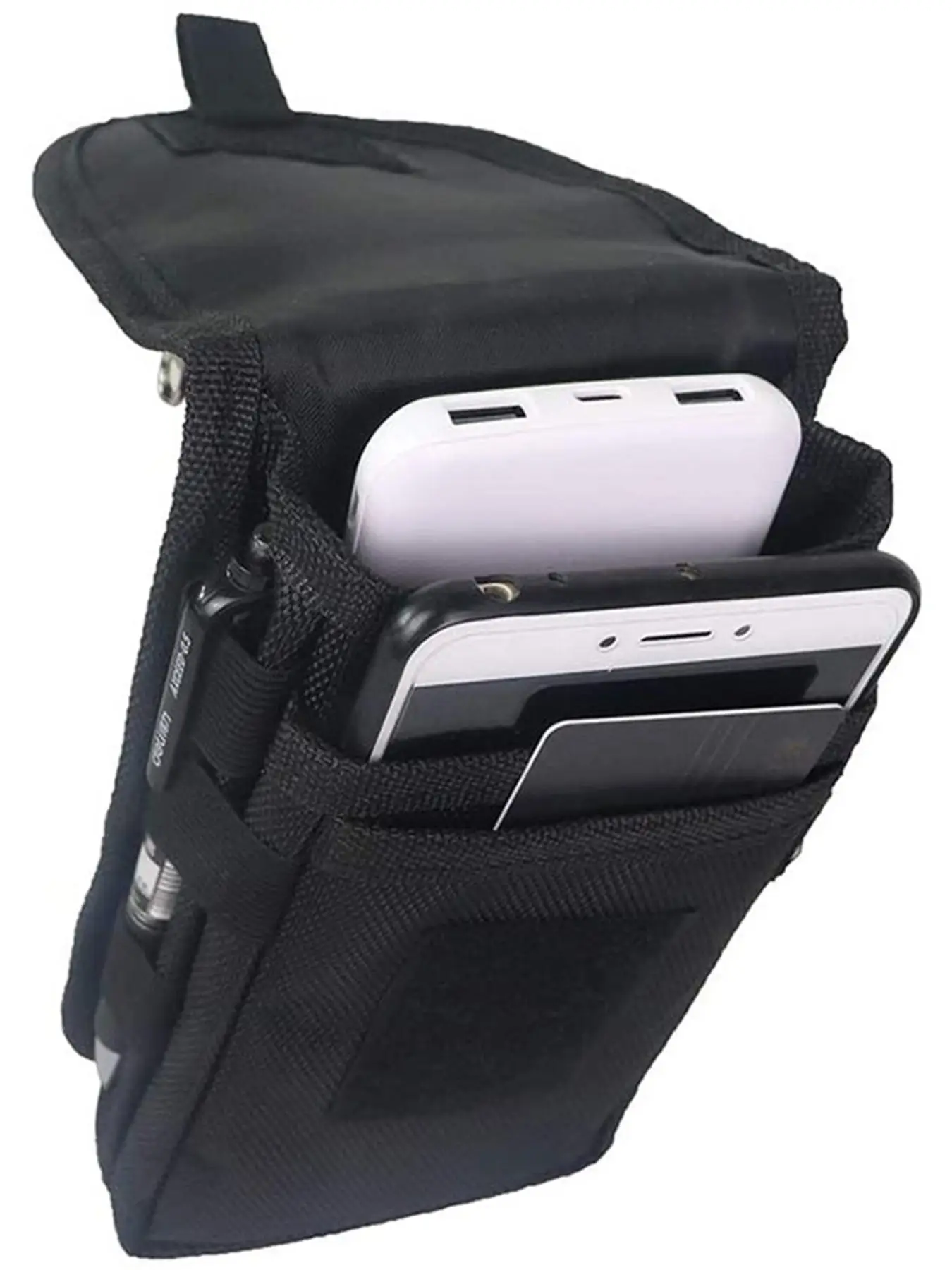 Men's Casual Solid Color Pocket Fanny Pack, Large Capacity Multi-Pocket Belt Bag For Work & Daily Use