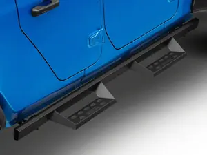 RedRock 4-Inch Drop TC1 Running Boards, Textured Black Car Accessories for 20-25 Jeep Gladiator JT