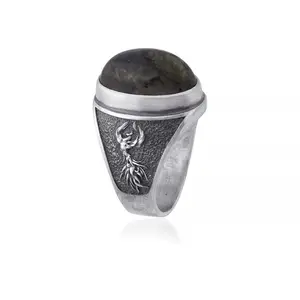 Phoenix Labradorite Gemstone Ring