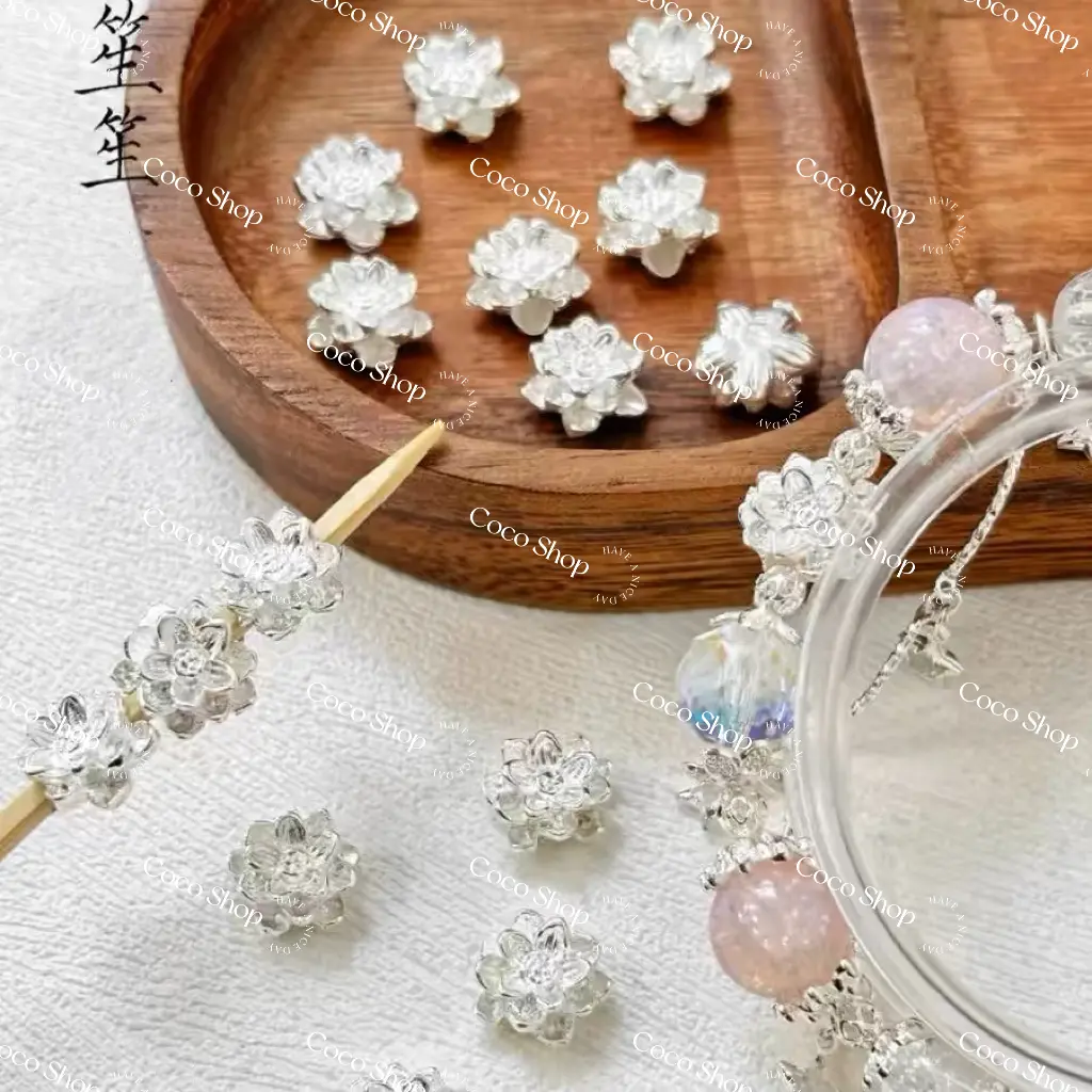 SIlver Blooming Lotus Spacer