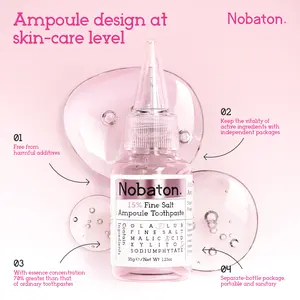 Nobaton Long-Lasting Fresh Mint Toothpaste – Breath Care with Mineral Salt, Enamel-Safe Cleaning, Tartar Control, Daily Use, Gentle Mint