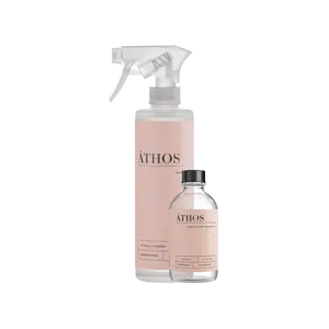 ÁTHOS Stone Shine & Polish Concentrate + Reusable Bottle | Makes 4 ×16 oz Bottles | Plant-Based, pH‑Neutral Finish for Natural Stone Surfaces