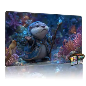 Mtg Playmat Tcg Game Mat 24x14 Inches, Fantasy Themed Desk Mat, Mousepad, Perfect Gift for Card Gamers & Collectors