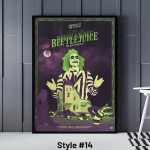 Beetlejuice Movie Posters, Beetlejuice Poster Print, Beetlejuice Beetlejuice Poster, Beetlejuice Movie Poster, Tim Burton Movie