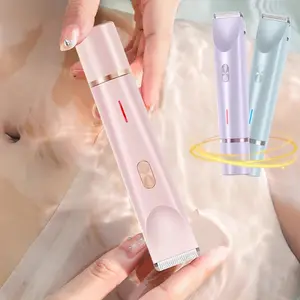 Women's Electric Shaver Trimmer, Cordless Trimmer, Wireless Hair Trimmer, USB Rechargeable Dual Head Bikini Razor, Facial Arm Leg Body Hair Remover, Ideal Holiday Gift