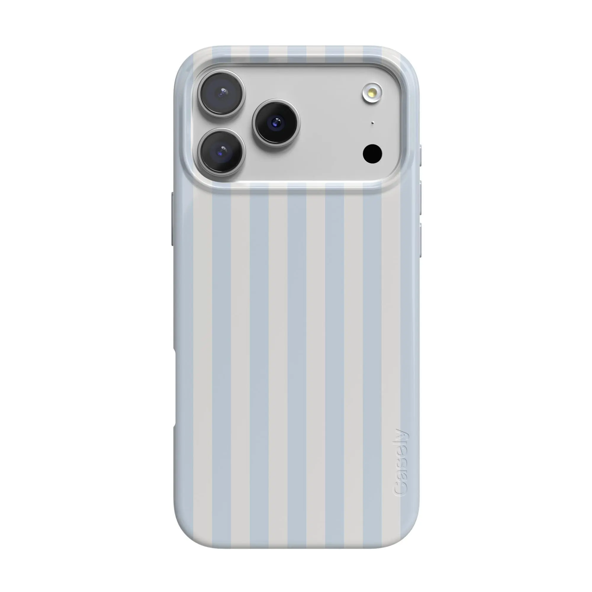Casely iPhone 17 Pro Case | Sunday Best | Blue Stripes | Compatible with MagSafe | Classic Ultra Thin Design