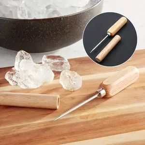 1pc Ice Pick with Lid - Easily Breaks Large Ice Cubes, Ideal for Beverages, Chocolate Bars, etc.