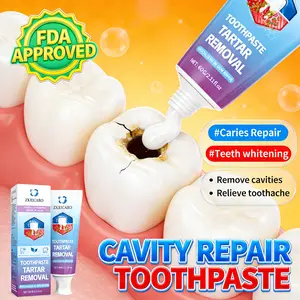 ZKRICARO Anti-Cavity Repair Toothpaste FDA Approved Repairs Cavities Removes Tartar Regenerates Enamel Relieves Toothache Maintains Periodontal Health