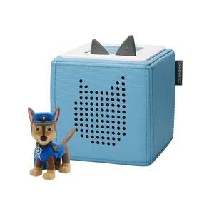 Tonies Toniebox 1 Light Blue Starter Set with Chase Audio Toy Figurine | Includes Charging Dock