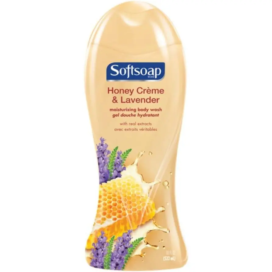 Softsoap Moisturizing Body Wash, Honey Creme and Lavender - 18 Fluid Ounce