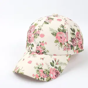 Floral Baseball Cap Floral Baseball Cap