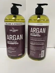 Hair Chemist Sulfate Free Argan Protein Shampoo, Haircare Product for Gentle Hair Cleansing