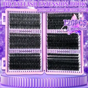 0D 40D 50D 60D 80D 100D Mixed Fluffy Lash Clusters D Curl Individual Lashes, Soft Lightweight Reusable Cosmetic Eyelash Extensions with Multiple Lengths, Easy to Apply for Wedding Party Travel Music Festival Holiday Gift DIY False Eyelashes