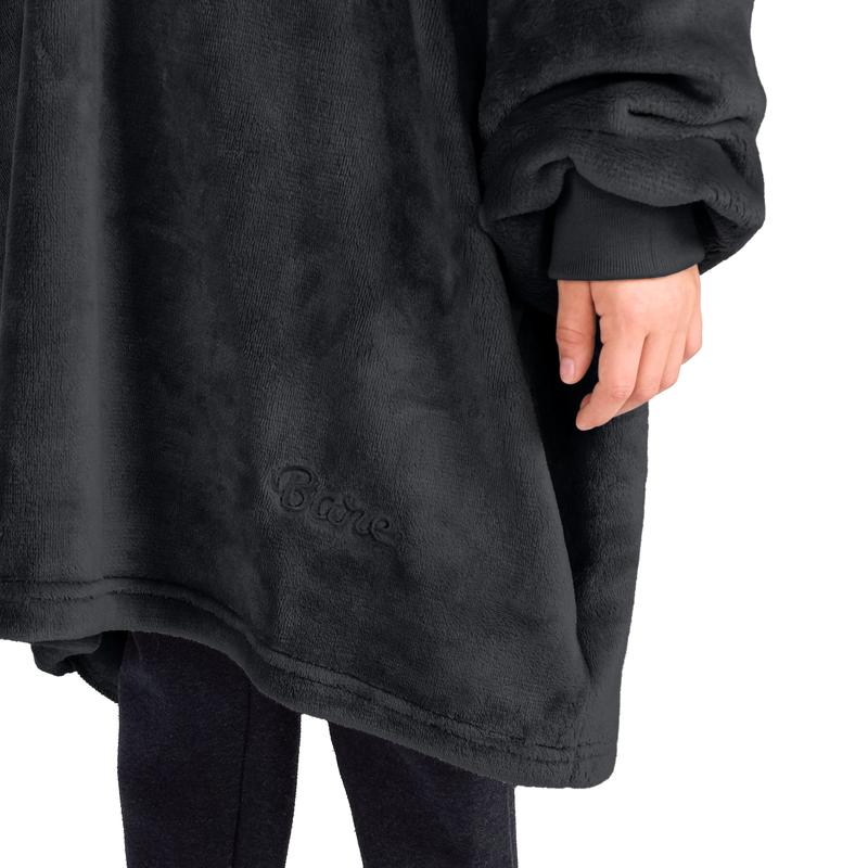 The Bare Homey - Youth Wearable Blanket - Microplush Side Pockets