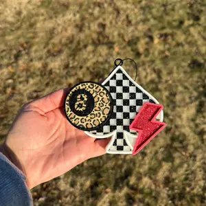 Spade 8 Ball Car Freshie - Air Freshener for Car Mirrors, Lasts 4-6 Weeks, Ideal for Small Spaces, Closets, Gym Bags