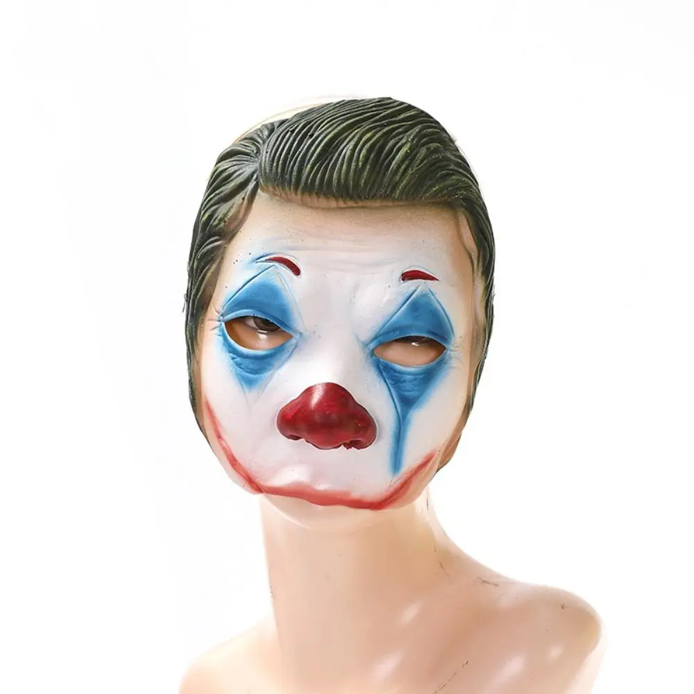 Creepy Joker Mask, Realistic Scary Clown Design Mask, Halloween Horror Mask, Costume Party Mask, Perfect Party Supplies