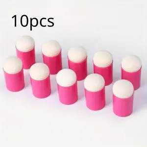 10pcs Craft Finger Sponge Daubers Drawing Project Finger Painting Sponge Set for Card Making, Painting, Stamping, Ink