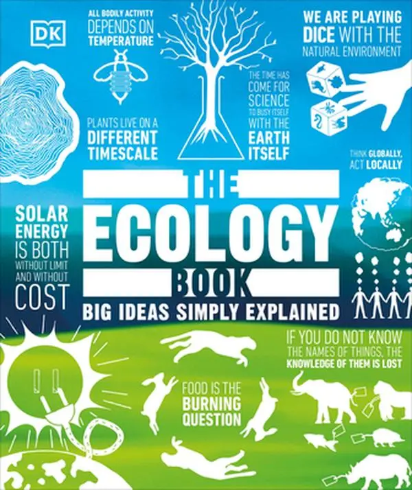 The Ecology Book Series - DK, Hardcover Natural Sciences Reference Book for Science & Technology Enthusiasts