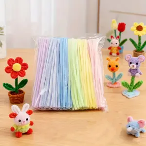 520-piece wool yarn craft kit, thickened wool yarn on clearance special offer, includes 20 flowers, new wool yarn craft material pack