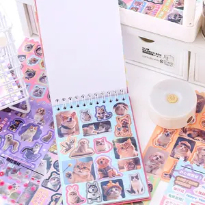 30pcs Cute Pet Stickers Collection for DIY Crafting, Pet-Themed Decals for Phone Cases, Scrapbooks, Notebooks, and Decoration