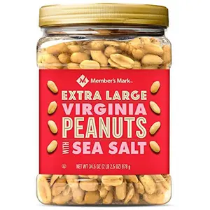 Member's Mark VIRGINIA PEANUTS WITH SEA SALT, Extra Large 34.5 oz