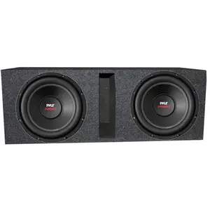 2) Pyle PLPW10D 10" 2000W Car Subwoofer Audio Subs DVC 4 Ohm + Ported Vented Box 2) Pyle PLPW10D 10" 2000W Car Subwoofer Audio Subs DVC 4 Ohm + Ported Vented Box