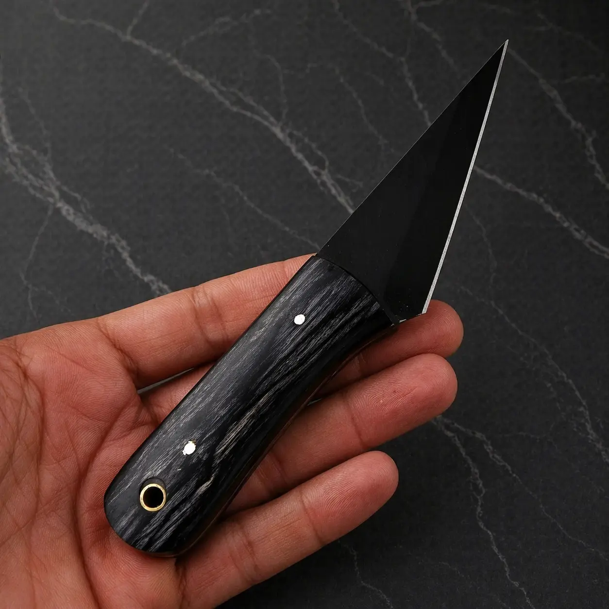 Handmade D2 Steel Kiridashi Utility Tool with Wood Handle – Compact Precision Tool with Sheath