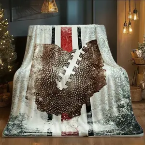 【 JIT 】 A Ohio University football flannel throw blanket - soft and skin friendly, suitable for sofas, beds, and travel, suitable for all seasons, machine washable, suitable for travel, napping, enhancing atmosphere, and giving gifts to parents