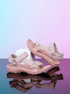 Women's Blush Woven Strap Sport Sandals, Lightweight Adjustable Open Toe Summer Shoes, Comfortable & Stylish Footwear