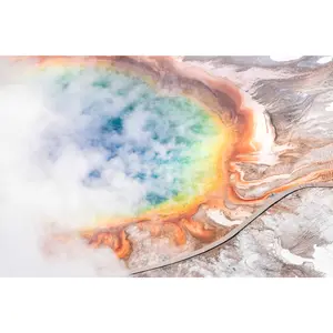 Grand Prismatic Spring Winter Pathway, Yellowstone National Park