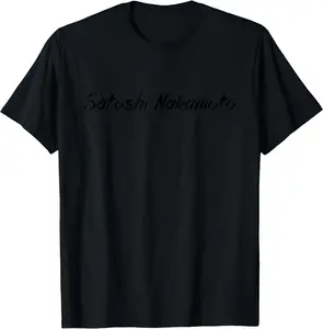 Satoshi Nakamoto Designer Bitcoin Est2009 Satoshi Bitcoin Unisex T-Shirt Cotton Menswear Man Classic