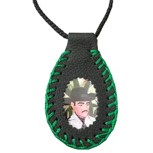 Jesus Malverde Scapular Necklace