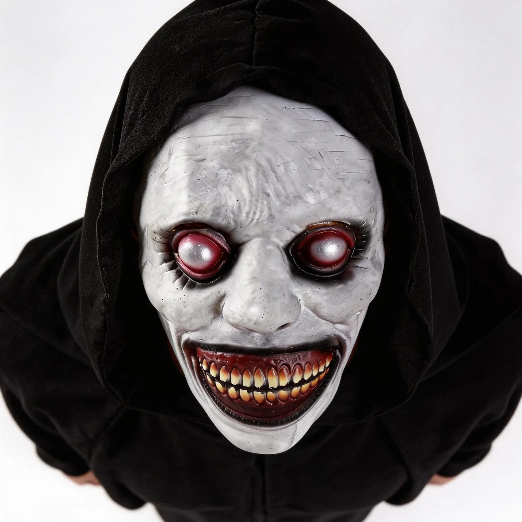 Horror Halloween Zombie Mask, Durable Latex Clown Demon Helmet, Perfect for Role-Playing and Costume Accessories