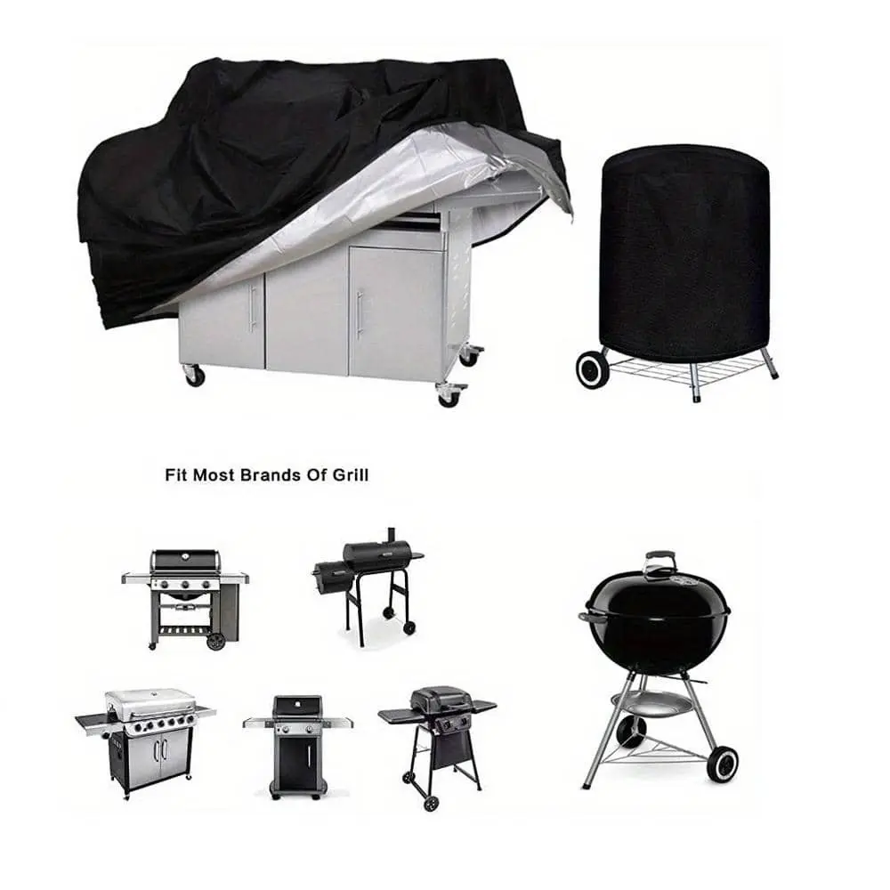 BBQ Cover Outdoor Dust Waterproof, Weber Grill Cover, Gas Grill Cover, Rain Protective, Barbecue Cover, Durable & Weather Resistant, Dustproof Cover, Portable Covers, Grill Covers Heavy Duty Waterproof, Dustproof Design