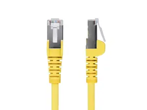 StarTech 50ft Yellow CAT6a Ethernet Cable, Snagless RJ45, 10GbE, 100W PoE++, S/FTP, LSZH, 27AWG Pure Bare Copper Wire, 500MHz, Shielded Network Patch Cord Model NLYL-50F-CAT6A-PATCH