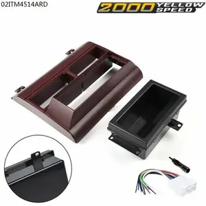 Fit For 1988-1994 Chevy GMC Truck Red Radio Dash Pocket Bezel Kit Mount Trim New