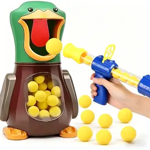 Hungry Duck Shooting Game Set with Duck Model Aiming Port,Aerodynamic Structure Spray Gun Toy,Outdoor Pranks Travel Toys for Summer, Outdoor,Party,Birthday Gift