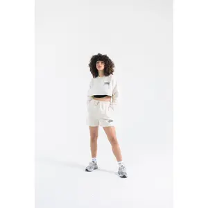 Varsity Club Cropped Crewneck