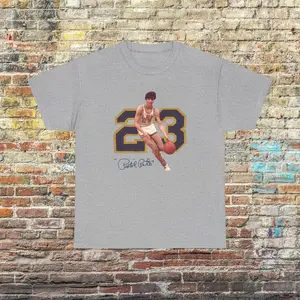 Pistol Pete Maravich Unisex Heavy Cotton Tee/T-Shirt LSU