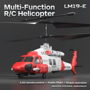 LM19-E Black Hawk RC Helicopter kit, 2.4GHz Remote Control Helicopter for Beginners and Adults, Military Helicopter with 10 Missiles, LED Lights, Altitude Hold, One-Key Take Off, Indoor Friendly, Helicopters Toy, Remote Controlled Helicopters