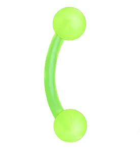 Glow In The Dark Curved Barbell