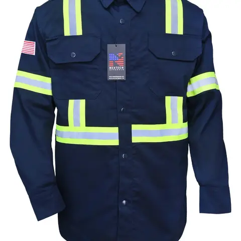 NEXTECH High Visibility Safety Shirt - Full Sleeve