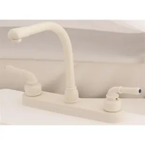 AMER BRASS BB800RSB 8 In. Biscuit Kitchen Faucet
